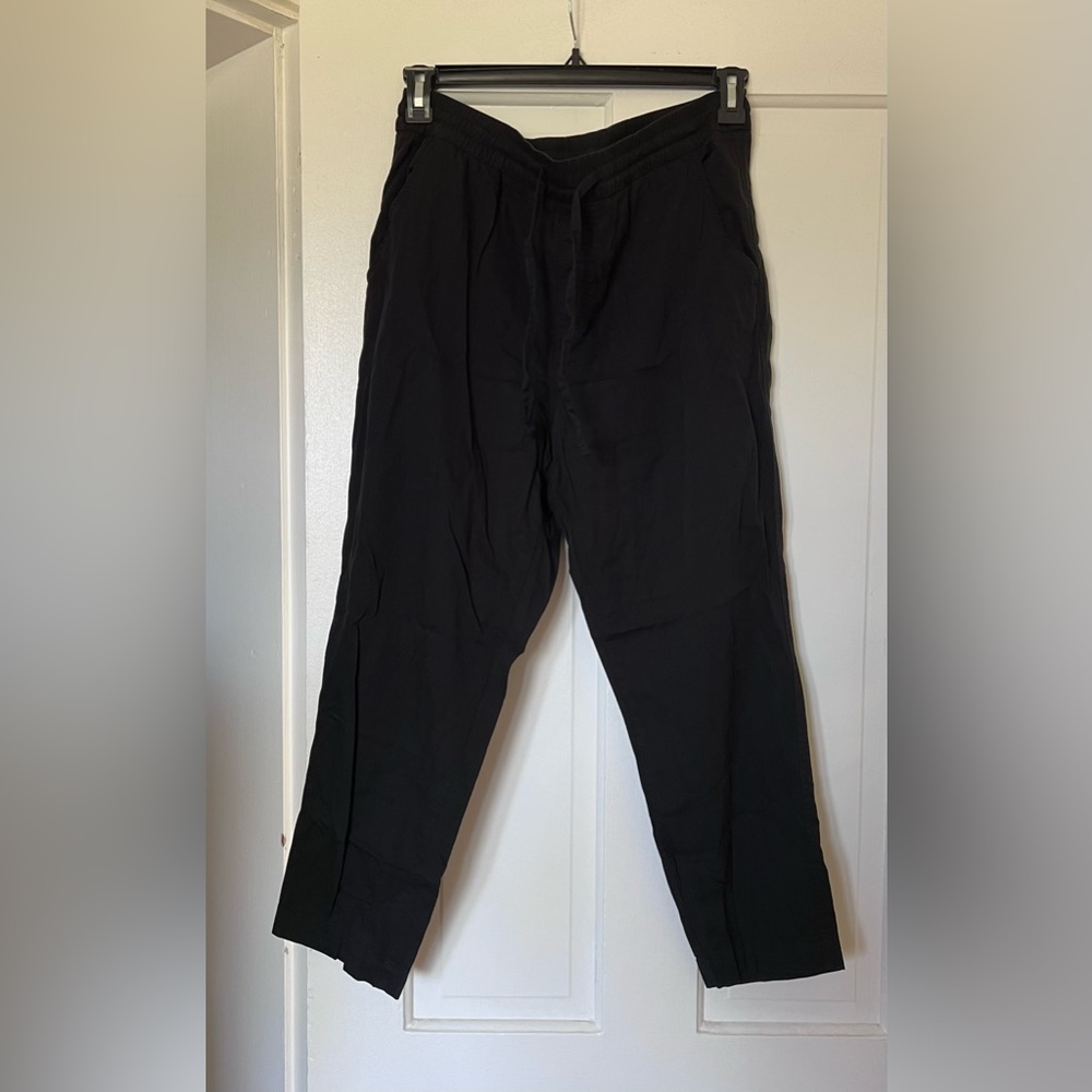 GAP Easy Pants Black Linen Pant